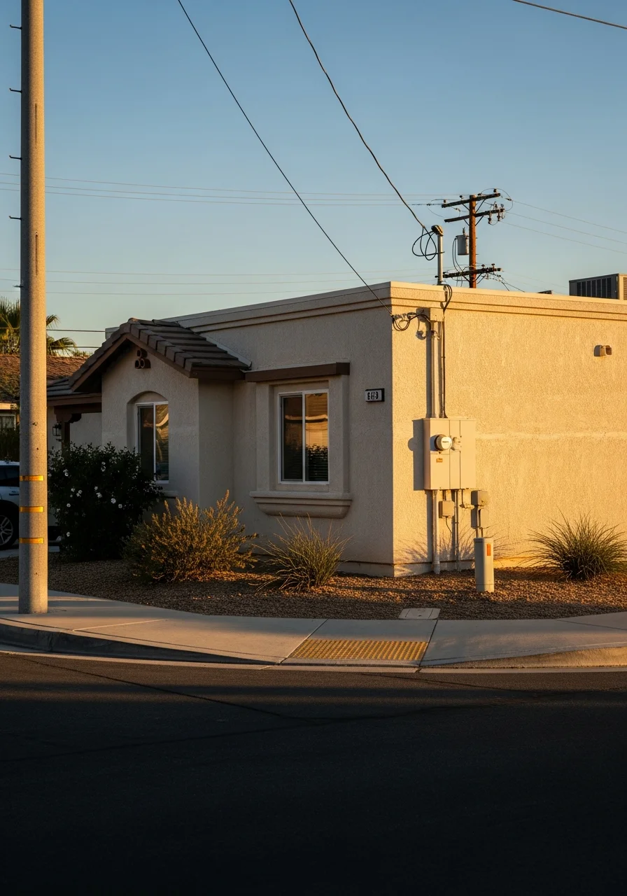 Riverside County home exterior showing durability against intense inland sun and heat.
